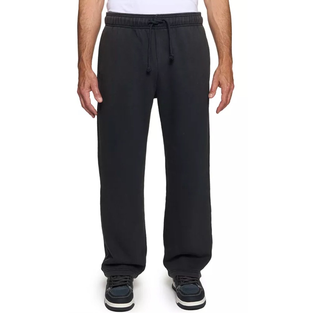 Lazer Men's Jogger Pants Charcoal Gray Relaxed Fit Tapered‎ Leg Size L